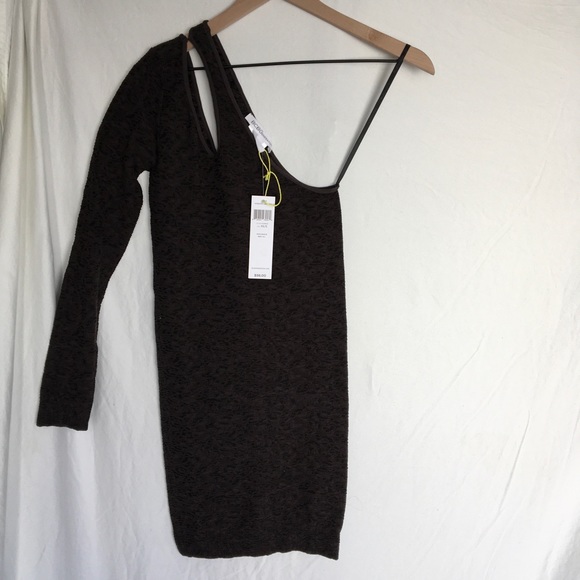 NWT BCBGeneration Mini Bodycon Dress Licorice XS-S - Picture 2 of 6